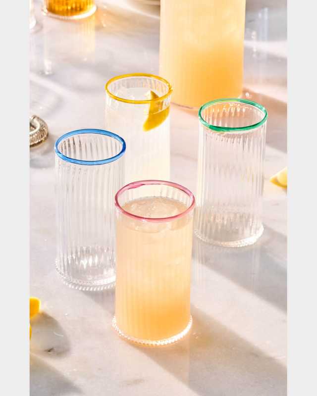 Nell Assorted Highball Glasses, Set of 4